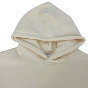 Atacado de Alta Qualidade 380g Algodão Pullover Hoodies para Homens Sem Cordas Em Branco Drop Shoulder Impressão Personalizada Camisolas Dos Homens - Product Image 3