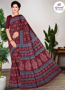 Sarees de Algodón Premium para Mujer, Colección de Diseñador de Moda, Elegantes, Cómodos, de Secado Rápido, Protección Solar, para Oficina, Casual, Fiesta, Festividades - Product Image 2