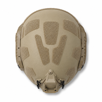 Casque tactique en matériau PE Aramid, couleur personnalisée, sangle simple, équipement de protection pour l'entraînement en plein air