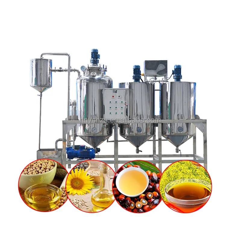 nederland refined machine sunfwer oil soybean oil refined machine price palm refined oil machine