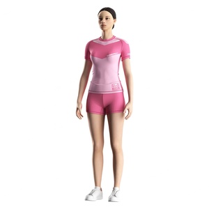 เสื้อแรชการ์ดผู้หญิงสุดเก๋ ออกแบบเพื่อความสบายเหนือระดับ พร้อมป้องกันรังสียูวี และดีไซน์ทันสมัยสำหรับชุดกีฬาอเนกประสงค์ - Product Image 3