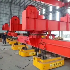 50 Ton Underslung Magnet Spreader Electromagnetic Rotary Overhead Crane