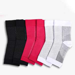 Compression pied manchon <span class=keywords><strong>Anti</strong></span> <span class=keywords><strong>Fatigue</strong></span> chaussettes de sommeil ouvert neuropathie chaussettes soulagement de la <span class=keywords><strong>douleur</strong></span> pour les pieds cheville gonflement - Product Image 1