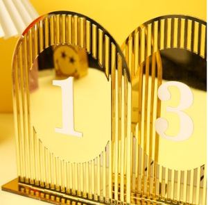 Acrylique moderne or argent signes réservés porte-cartes de siège nouvelle réservation pour les banquets de mariage et l'hôtel utilisation <span class=keywords><strong>en</strong></span> plein air et dans le salon - Product Image 5