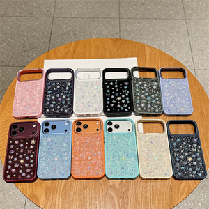 เคสโทรศัพท์แฟชั่นวิบวับประดับเพชร สำหรับ iPhone Air 16 15 14 13 17 18 Pro Max ประดับมุกและคริสตัล ดีไซน์สวยเก๋สำหรับสาวๆ ของขวัญสุดน่ารัก - Product Image 2