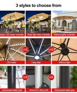 <span class=keywords><strong>Parasol</strong></span> extérieur <span class=keywords><strong>de</strong></span> trois têtes <span class=keywords><strong>de</strong></span> restaurant <span class=keywords><strong>de</strong></span> grand marché le plus vendu avec la lumière LED d'énergie solaire pour l'hôtel <span class=keywords><strong>de</strong></span> piscine <span class=keywords><strong>de</strong></span> patio - Product Image 6