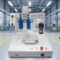 Meilleure vente tête de distribution à double tête adhésif thermofusible paillasse bureau automatique CNC distributeur de colle Machine de distribution Robot