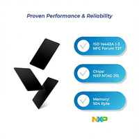 Leere PVC NFC RFID Karte 1356MHz ISO14443A NXP NTAG213 144 Bytes für Zugangskontrolle und Hotelkarten