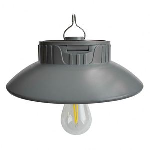 Lampe de camping solaire LED IP65, corps ABS, lumière blanche froide, pour extérieur, jardin, mine, éclairage d'urgence nocturne, Empire Lighting - Product Image 2