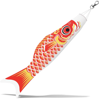 Bendera Ikan Koi Jepang, Karpet Angin Ikan Mas, Koinobori Tradisional Jepang, Bendera & Spanduk Gantung untuk Hari Anak