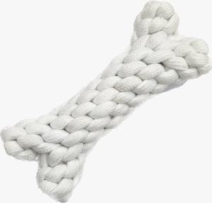 Bolas de cuero con forma de hueso de fabricante indio sostenible, juguete de perro con mancuernas de yute de algodón ecológico de la mejor calidad - Product Image 4