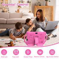 Tableta Infantil Android 12 de 7 Pulgadas, Quad Core, 2GB, 32GB, Dispositivo Educativo con WiFi, Tableta de Aprendizaje para Niños, Juegos de Rompecabezas, KidsTab