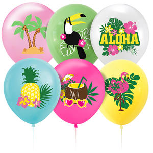 Balon desain kaktus dan daun Monstera untuk dekorasi pesta ulang tahun Luau Hawaii tema pantai tropis perayaan musim panas - Product Image 6
