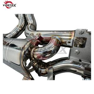 Sistema de Escape Catback Valvetronic Vortex de Alto Flujo en Acero Inoxidable SS304, Acabado Pulido Espejo con Diseño de Escamas de Pez, Sonido Deportivo, Lámina de Acero de 1.5mm para AUDI RSQ8 - Product Image 6