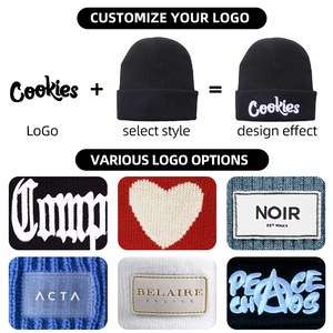 Gorros de Punto de Invierno para Hombre y Mujer, Estilo Casual, para la Playa, con Logotipo Personalizado, 100% Acrílico - Product Image 3