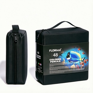 Juego de <span class=keywords><strong>48</strong></span> Lápices de Colores a Base de Aceite con Bolsa de Lona, para Niños, Artistas, Dibujo, Pintura, Material Escolar - Product Image 4