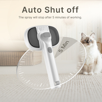 Brosse démêlante vapeur 3-en-1 auto-nettoyante à brume fraîche pour chats et chiens, vente en gros d'usine OEM/ODM, produit phare