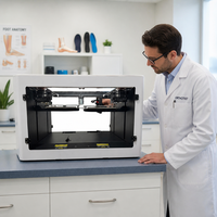 Imprimante 3D Commerciale à Double Station pour la Fabrication de Semelles de Chaussures, Compatible TPU PLA ABS