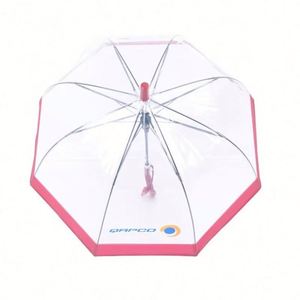 Parasols transparents miniatures en plastique de haute qualité, mignons et automatiques, personnalisables avec impression de logo, pour enfants, pour l'extérieur - Product Image 2