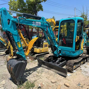 Kubota U35 U17 U27 U40 d'occasion 3.5 tonnes Mini pelleteuse hydraulique à chenilles à usage domestique Modèle de jardinage viral Rénovation de cour exclusive - Product Image 2