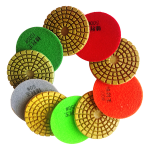 Kit Lucidatrice per Granito 4 Pollici Umido/Secco, Dischi Abrasivi Diamantati 50-3000 Grit per <span class=keywords><strong>Marmo</strong></span>, Quarzo, Pietra e Piastrelle - Product Image 2