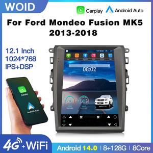 STWEI 12.1'' Tesla Screen 8 Core Android14 Car BT Player GPS Stereo for Ford Mondeo 2012-2015 Radio Multimedia Video 4G CarPlay - Product Image 2