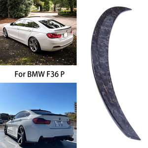 Alerón Trasero de Fibra de Carbono Forjado Estilo P para BMW Serie 4 F36 4 Puertas Gran Coupé 2014-2019 - Product Image 2