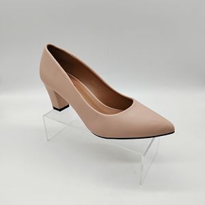 Comfortable <strong>Closed</strong> Pointed <strong>Toe</strong> <strong>Chunky</strong> Block <strong>Heel</strong> Pumps High <strong>Heels</strong> for Women Sexy Elegant Formal Work Office Ladies Dress Shoes - Product Image 3