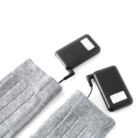 Chaussettes Bio Nano Magnétiques Zhongbang, Chaussettes Auto-Chauffantes, Chaussettes Chauffantes Rechargeable pour le Ski