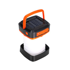 GARIDA recargable Led linterna luz Solar Camping lámpara Solar Camping linterna cargador móvil 3 modos plegable Solar Led - Product Image 2