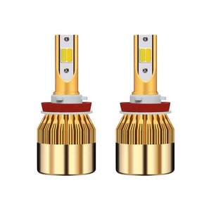 Vente flash : Phares LED bicolores C6 H1/H3/H4/H7/9005/9006, étanches IP68, 36W, compatibilité universelle, 10000 lumens, garantie de 2 ans - Product Image 1