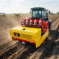 Planteuse d'ail automotrice de précision avec semoir vertical et fertilisation intégrée pour l'agriculture