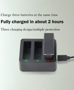 Batería de energía (paquete de 3) y cargador Triple USB para Cámara de Acción DJI AB1 y DJI OSMO - Product Image 4