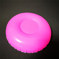 Plateau de service gonflable en forme de donut pour piscine, support flottant pour bouteille de vin, idéal pour les fêtes en extérieur – Vente en gros, personnalisable