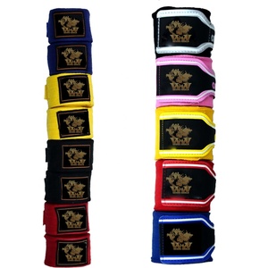 ผ้าพันมือสำหรับชกมวยแบบยืดหยุ่น Wears World Custom ทำจากผ้าฝ้าย ขนาด 5 เมตร (180 นิ้ว) ป้องกันได้ดี สวมใส่สบาย เหมาะสำหรับการฝึกคิกบ็อกซิ่ง - Product Image 2