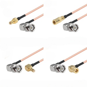 Câble coaxial RF RG316 <span class=keywords><strong>BNC</strong></span> mâle vers <span class=keywords><strong>SMB</strong></span> femelle, DC-6GHz 50Ω, câble de raccordement coaxial à faible perte plaqué argent pour antenne - Product Image 5