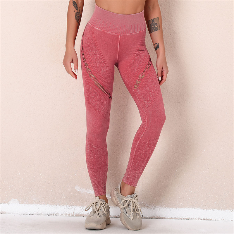 5 colors Fashion Modern Breathable Workout Clothing Women Active Wear Leggings Yoga Pants  high product quality