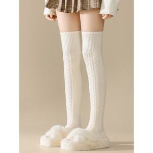 महिलाओं के ठोस रंग मोड़ विरोधी पर्ची सांस घुटने के उच्च मोजे शरीर के लोगो के साथ कस्टम डिजाइन - Product Image 2