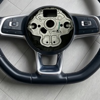 Volant en cuir modifié sur mesure pour VW Volkswagen Golf R 5 6 7 MK6 MK7 CC GTI MK7.5 Jetta Passat Golf