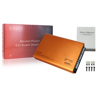 Amplificateur Sonore Numérique Haute Puissance 4 Canaux Professionnel Classe AB pour Voiture 9800