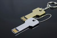 Clé USB prix d'usine, clé USB en métal, clé USB en forme de clé pour cadeaux promotionnels