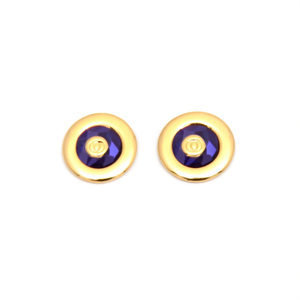 E295-E180-0423HC ต่างหูแฟชั่นเปลือกโลหะผสมสังกะสีชุบทองคลาสสิก - Product Image 3