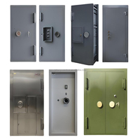 Porte anti-explosion en acier moderne, anti-balles, finition de surface élégante pour banques, entrées de villas, usage extérieur, sous-sols et coffres-forts privés