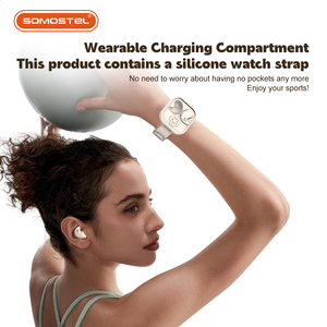 Écouteurs sans fil SOMOSTEL Mini Lazy Sleep, écouteurs invisibles avec étui <span class=keywords><strong>de</strong></span> charge à bracelet, port confortable <span class=keywords><strong>pour</strong></span> le sommeil et le sport - Product Image 2