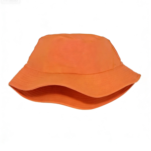 단색 프린트 자외선 차단 양면 폴리에스터/면 어부 모자 남녀 공용 아웃도어 하이킹용 - Product Image 4