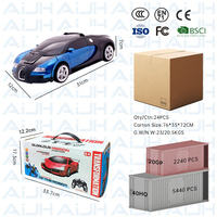 AiJH 1:14 Maßstab Ferngesteuertes Drift-Auto 360° Rotierender Transformations-Roboterwagen Mit LED-Licht RC Auto-Roboter-Spielzeug