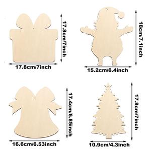 Alta calidad 20 piezas tamaño pequeño hecho a mano 3D caramelo con cuentas BOLA DE Navidad adornos de árbol juego colgante personalizable para el hogar - Product Image 3