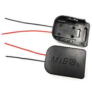 Boschs M & B18V Adaptor Konektor DIY, Baterai Lithium 18V dengan Kabel untuk Peralatan Listrik Makitas