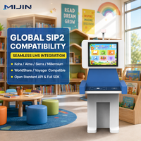 Máquina de Libros de Autoservicio para Niños, Quiosco Inteligente RFID para Biblioteca, Interfaz de Dibujos Animados, Fácil de Usar, Windows 10, Área de Lectura Infantil