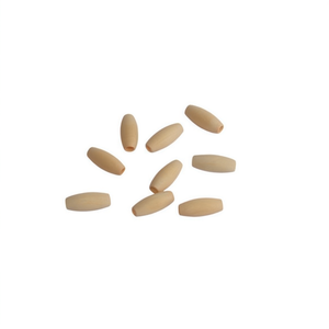 Perle ovale en bois Ilan 25x10 mm pour accessoires vestimentaires - Product Image 2